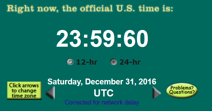 Leap second - Wikipedia