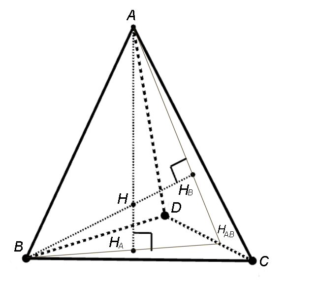 Tétraèdre orthocentrique — Wikipédia