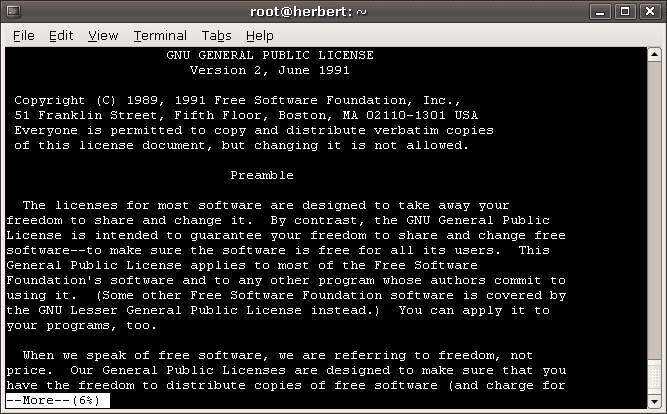 more (Unix) — Wikipédia