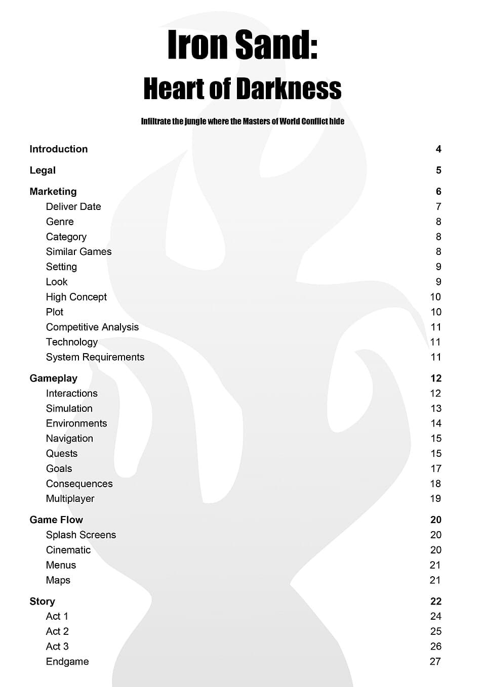 Game design document - Wikipedia